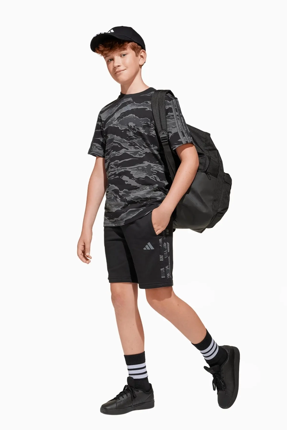 Кепка adidas New Logo Embroidered Baseball - черный