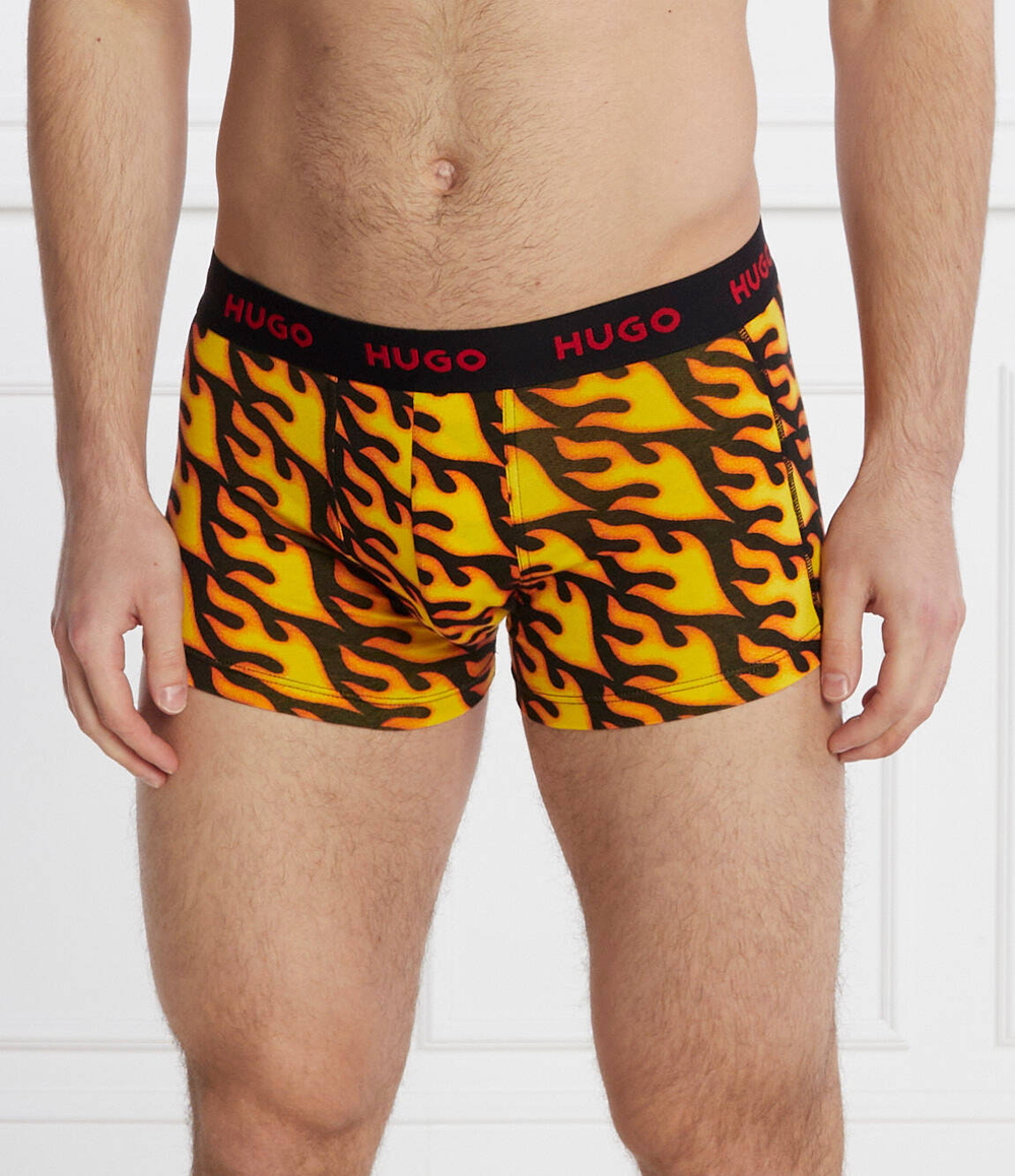 Трусики-боксеры 3шт. Hugo Bodywear - оранжевый(50480170)