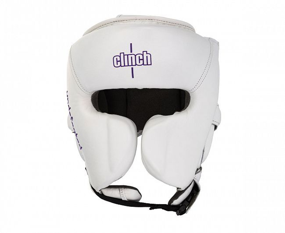 Шлем боксерский Clinch Undefeated белый C162