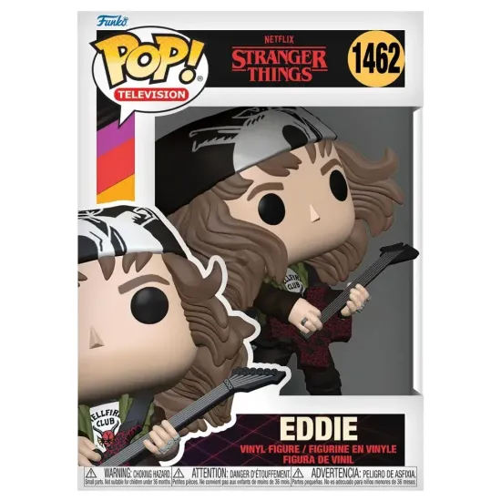 Фигурка Funko POP! TV Stranger Things S4 Hunter Eddie with Guitar​ ​(MT) (Exc) (1462) 76101