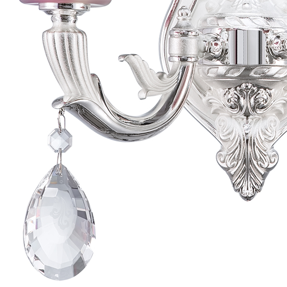 714624 Бра ANEMONE 2x40W E14 Серебро