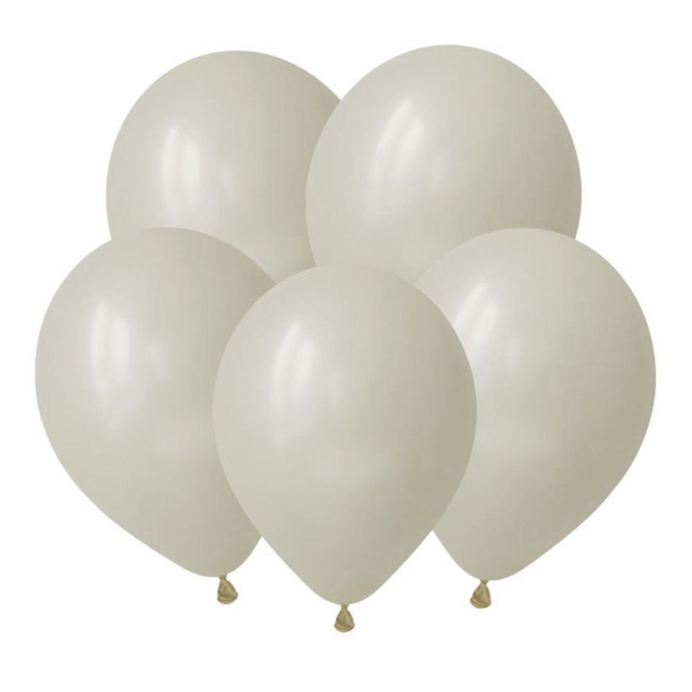 Шар 12&quot; Пыльно-белый, Пастель / Dust White-Pastel деко