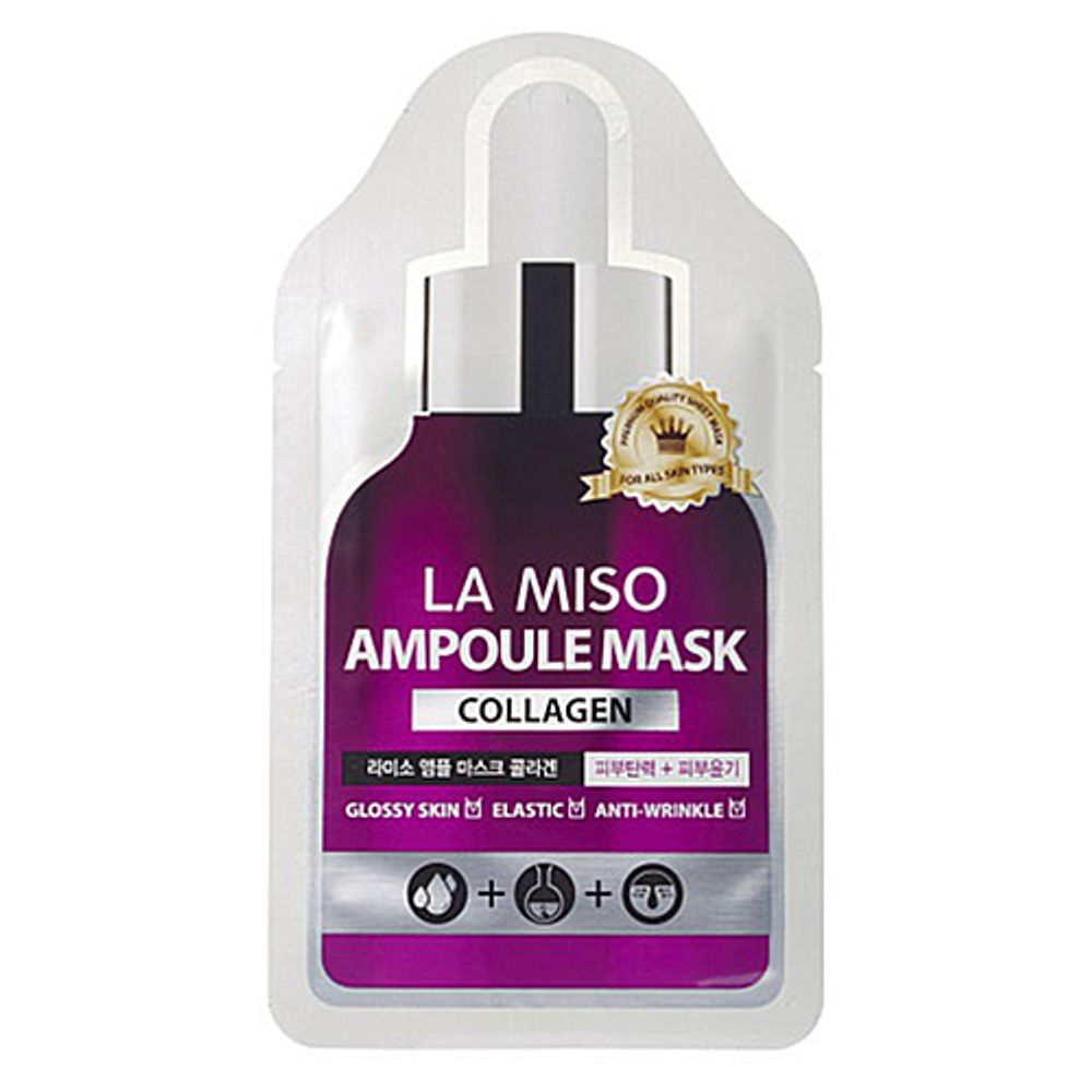 La Miso Маска ампульная с коллагеном - Ampoule mask collagen, 25г