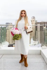 Платье теплое УК-192-1 Фабрика Моды