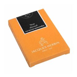 Картриджи для ручки Herbin Prestige Noir abyssal черные 7 шт (11009JT)