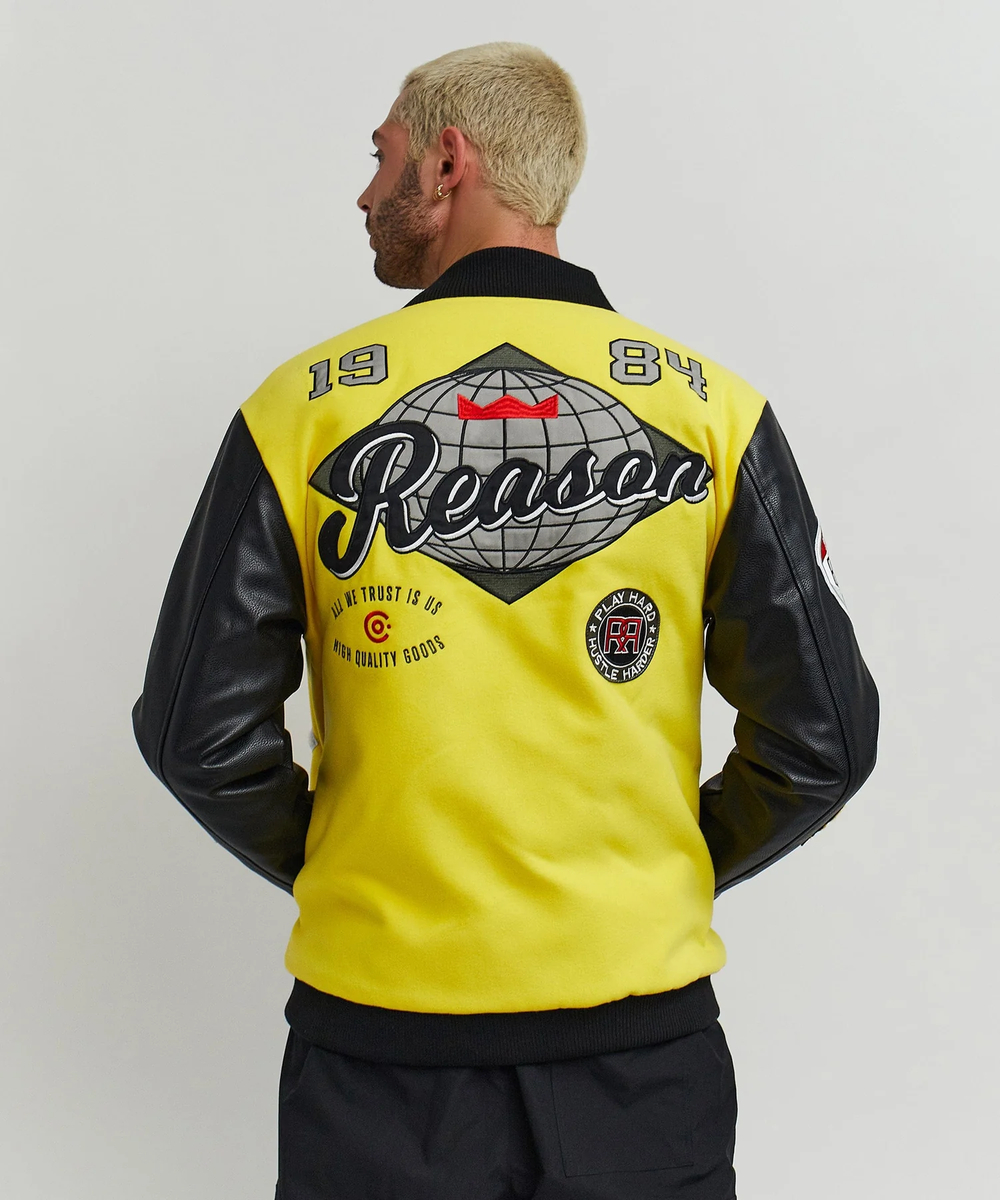 Бомбер REASON Champions Wool Chenille Patch