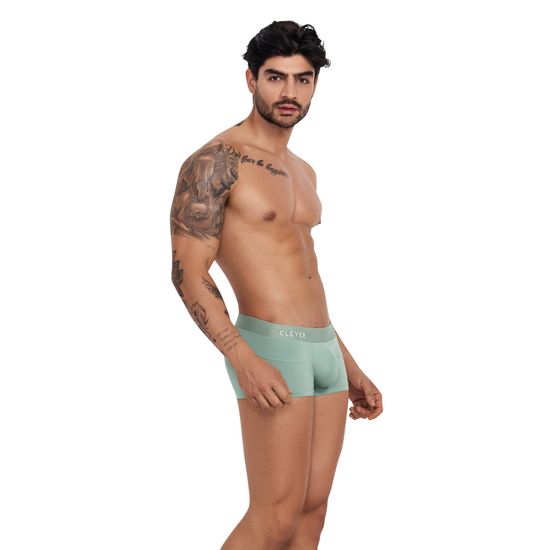 Мужские трусы хипсы зеленые Clever CURSE BOXER 126110