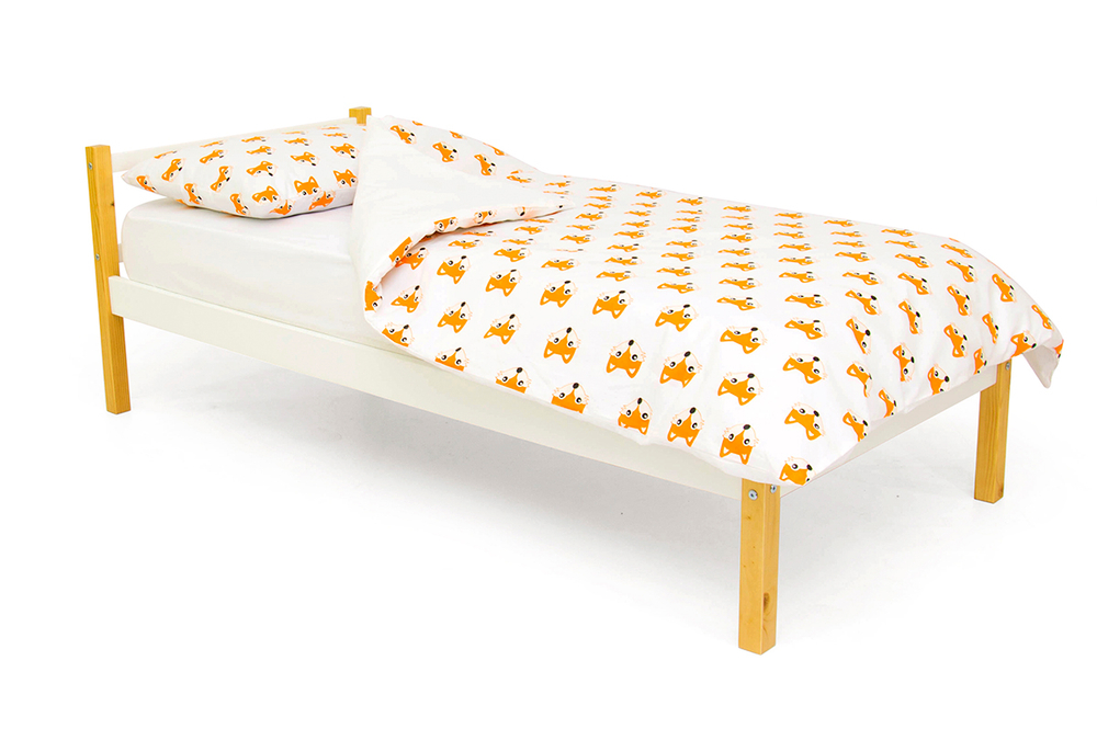 Детская кровать тахта Бельмарко Svogen дерево-белый