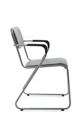 Кресло Nix Plus RCH OMKL-03 Серый/Металл окрашенный Хром