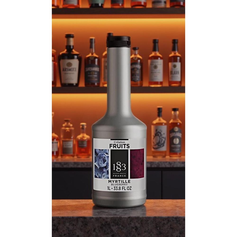 Пюре основа для напитков Черника 1л 1883 Maison Routin