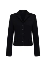 Жакет укороченный, Черный