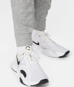 Теннисные брюки Nike Therma-FIT Tapered Fitness Pants - dark grey heather/particle grey/black - Gray