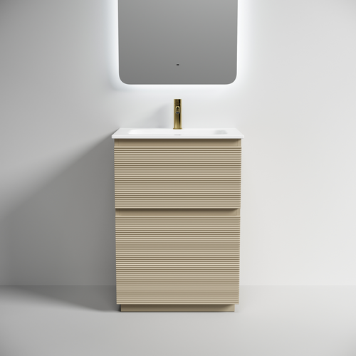 Тумба напольная Sancos Folk Floor 590х445х850, c двумя ящиками оснащенными доводчиками, Капучино, арт.FL60FCP