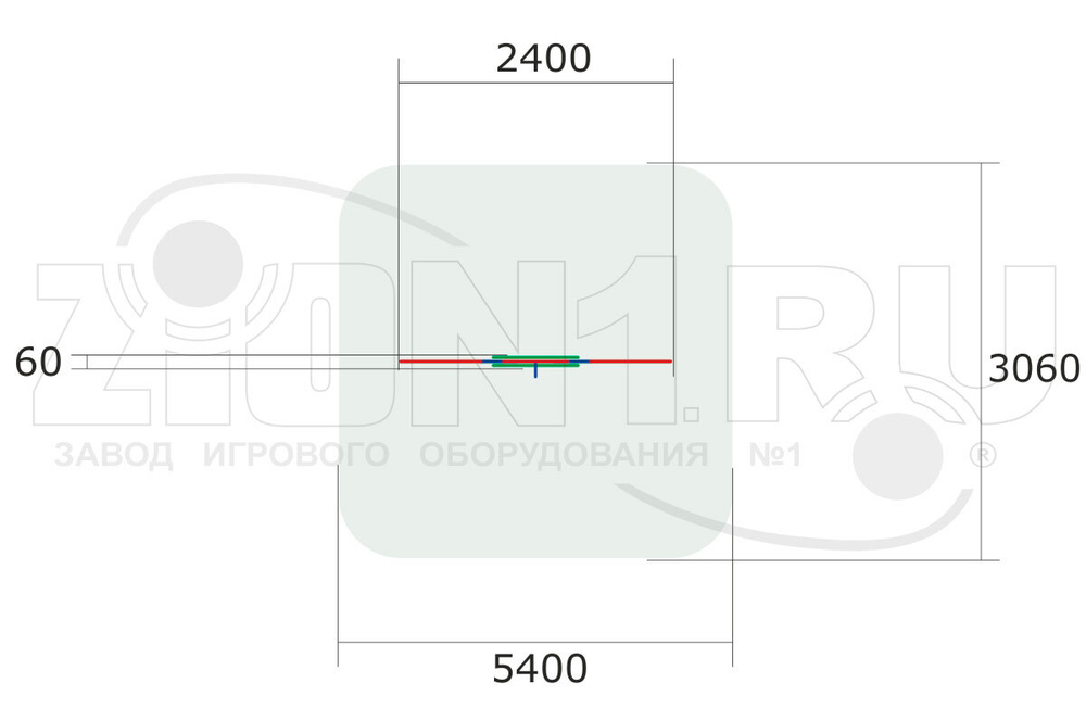 Мишень для бросания мяча Паутинка СЭ092 для спортивной площадки