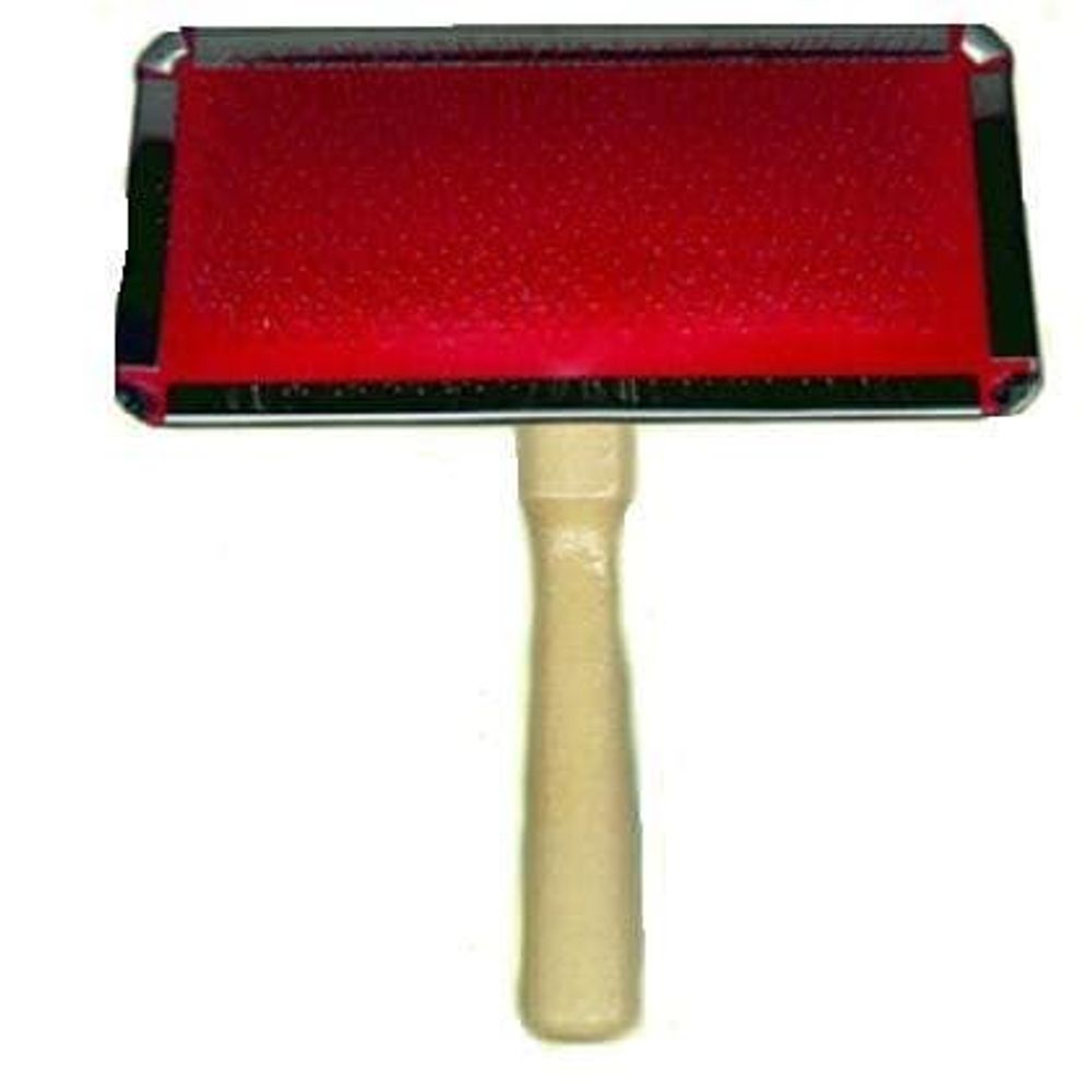 Пуходерка (Triol) 203 металлическая красная малая