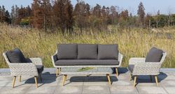 "Прованс" кресло из искусственного ротанга, цвет бежевый
