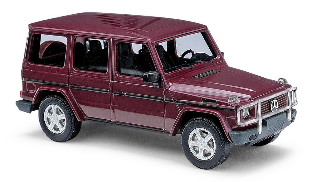 Автомобиль Mercedes-Benz G-Class 08, вишневый (H0)