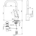 Смеситель Ideal Standard  TESI A6571AA для умывальника