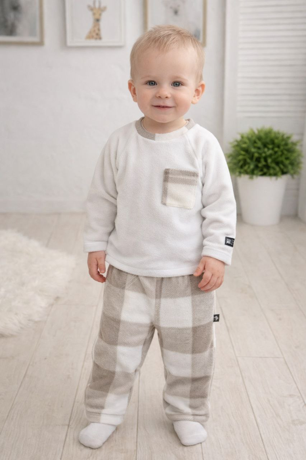 Флисовый костюм Латте