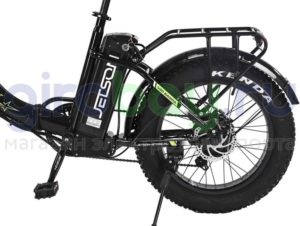 Электровелосипед Jetson V20 BAGIRA X (48v/25Ah) - Чёрный Электровелосипед Jetson V20 BAGIRA X (48v/25Ah) - Чёрный фото №11