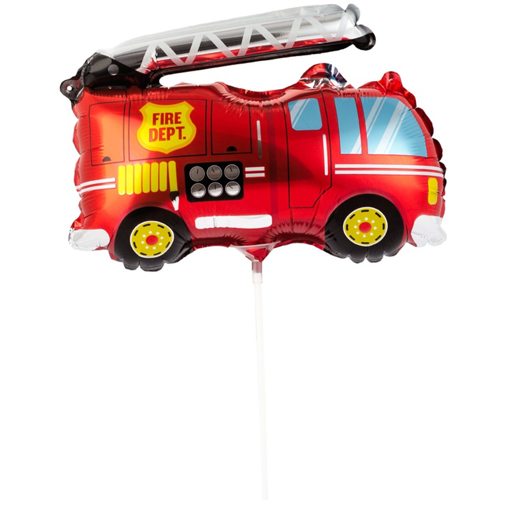 Шар Фольгированный Машина пожарная (Красный)