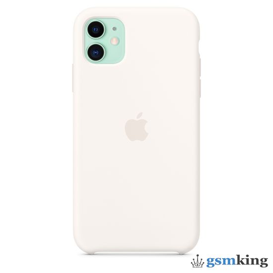Apple Silicone Case iPhone 11 White (Белый)