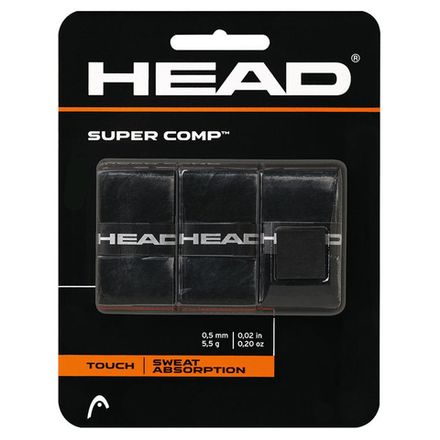 Овергрип Head Super Comp, 285088-BK, 0.5 мм, 3 шт, черный