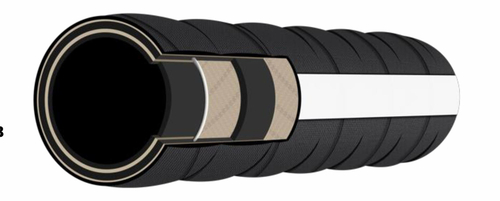 Рукав МБС напорно-всасывающий ISAFLEXO OILFLOW FLEXI 38мм, 10 бар, 1м