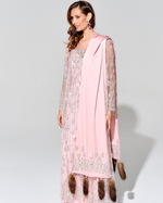 Шелковый палантин с отделкой Dubai