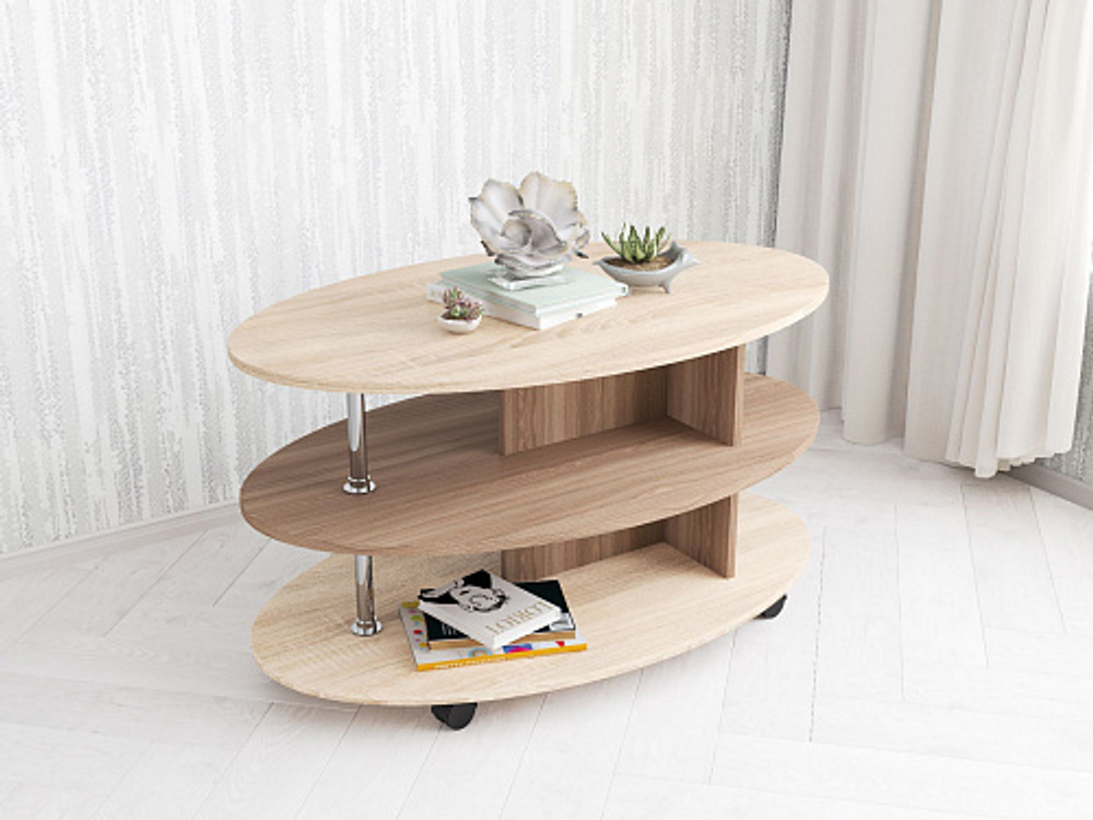 Столик журнальный Консул-4, ясень шимо