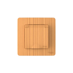 BLANCA С/У IP44 РОЗЕТКА с заземлением со шторками, с крышкой, 16А, 250В, ЯСЕНЬ