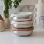 Набор из 3-х контейнеров из нержавеющей стали BEABA