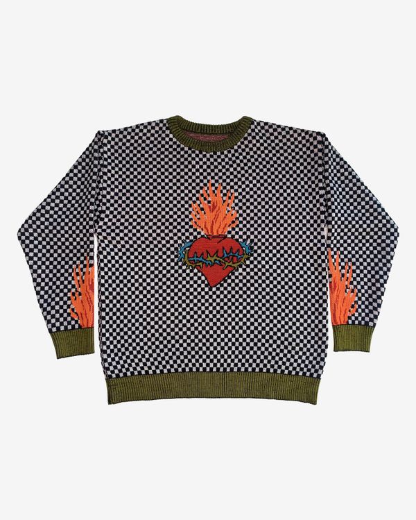 Свитер Сердце серый - фото 2