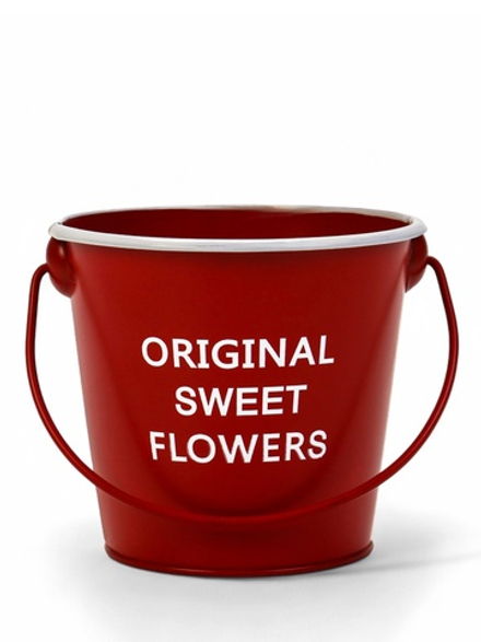 Кашпо «Ведёрко Original», 11×11×10 см, красное