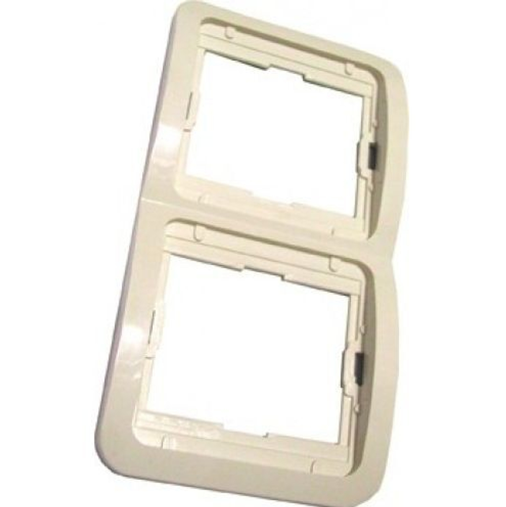 Рамка 2-я вертикальная Makel Mimoza бежевый 32032