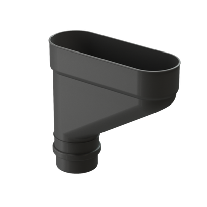 Коллектор для водостока Lux, графит