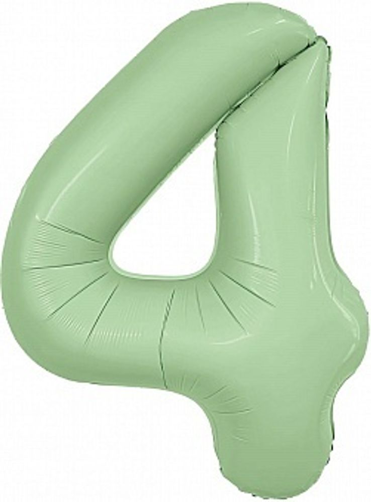 Р Цифра 4 Slim Олива (40&#39;&#39;/102 см)