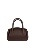 Сумка Yuzefi Oyster Mini Duffle - ESPRESSO PEBBLE GRAINED LEATHER