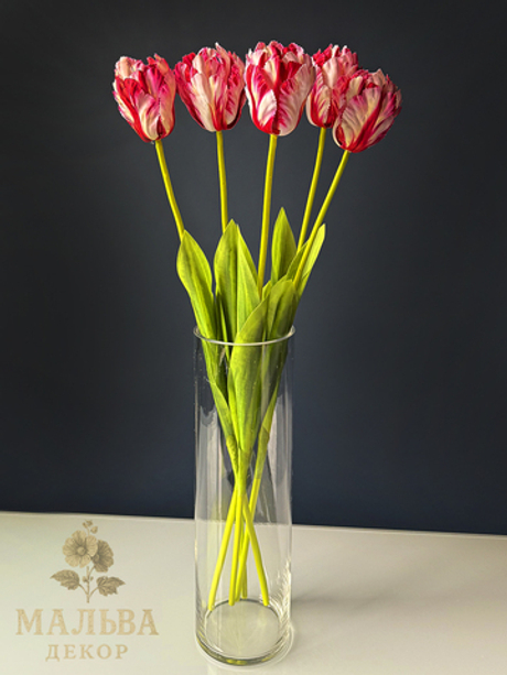 Тюльпан искусственный цветок высота 70 см