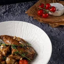 Салатник 1000 мл d 24 см h5,7 cм White Raw Wood P.L. Proff Cuisine [4]