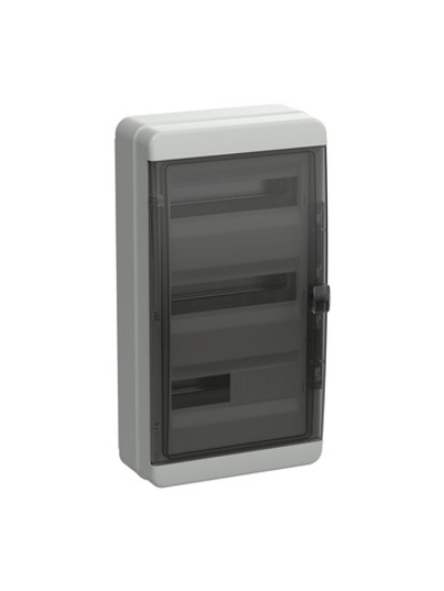 Корпус КМПн-36 TEKFOR IP65 черн. прозр. дверь пластик. IEK TF5-KP72-N-36-65-K03-K02