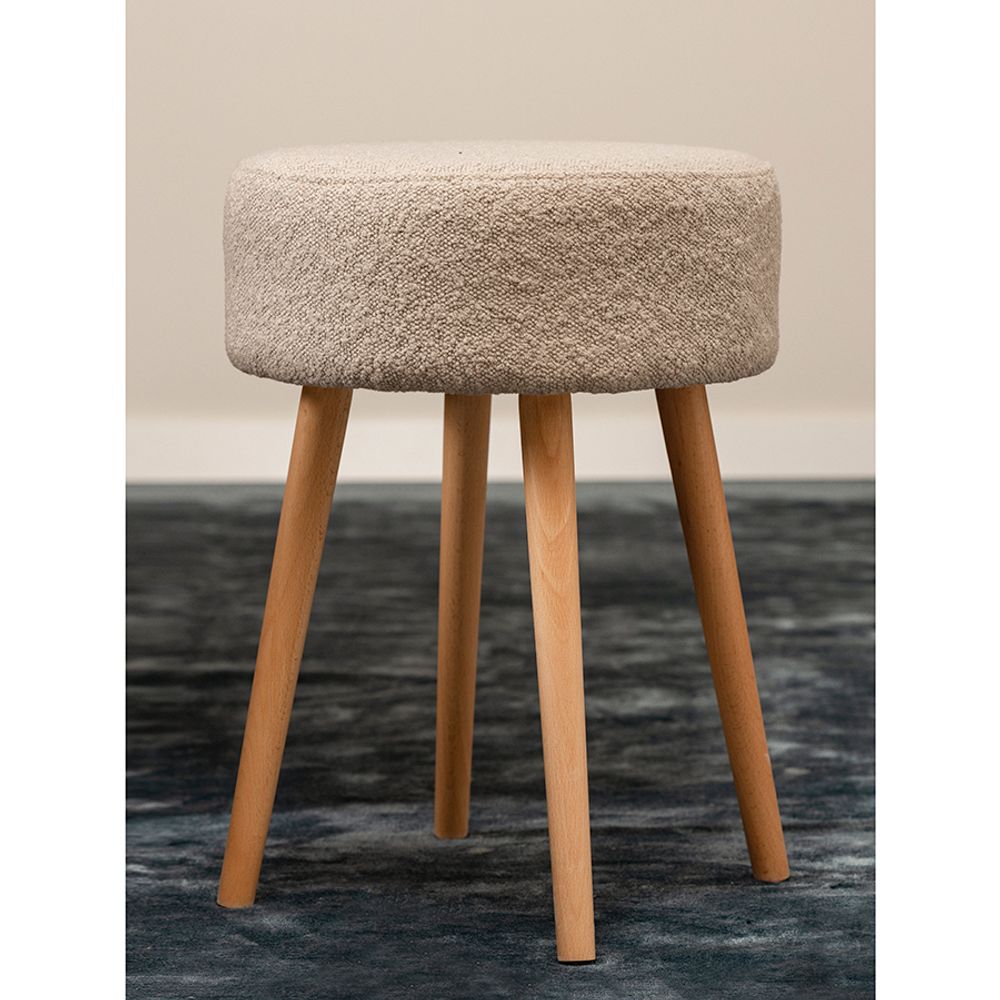 Табурет Carter, букле, бежевый