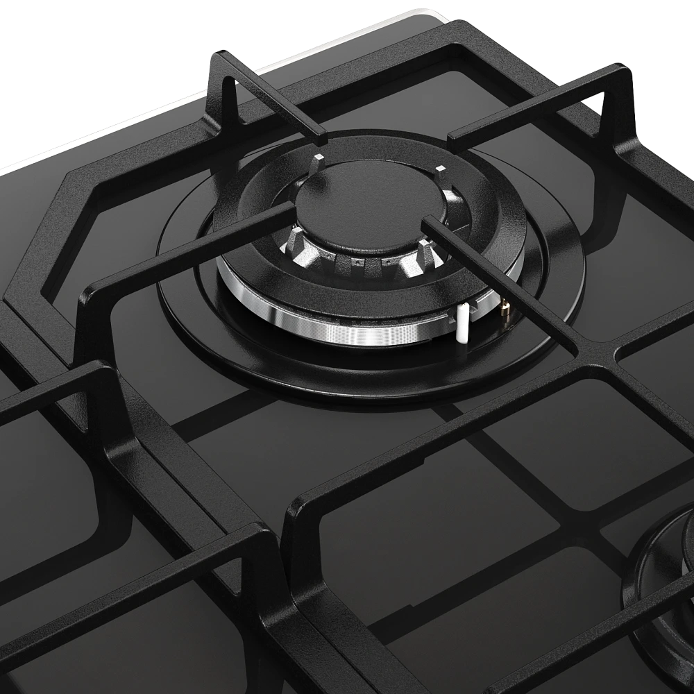 Встраиваемая газовая варочная панель Monsher MGG 63 Noir