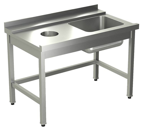 Стол для грязной посуды KAYMAN СПМ-323/1507 левый