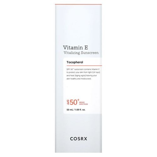 CosRx, Vitamin E, Vitalizing Sunscreen, SPF 50+, 1.69 fl oz (50 ml)