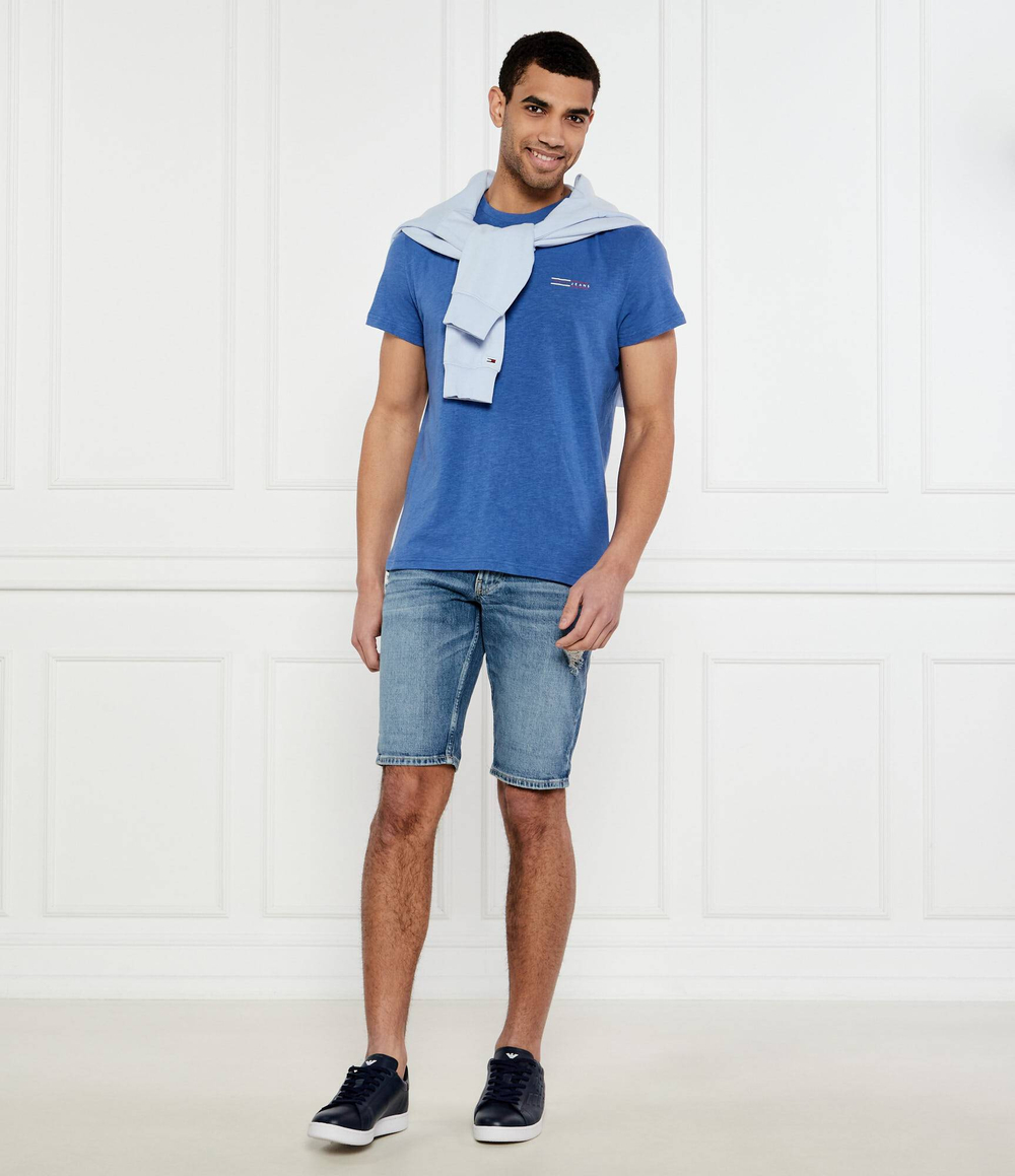 Футболка Tommy Jeans - голубой(DM0DM21303)