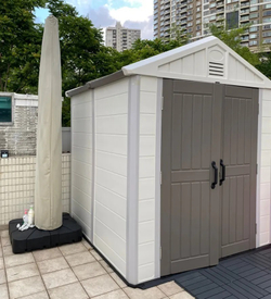 Садовый пластиковый сарай HouzBlock Comfort-2 (2.2x2.2 м)