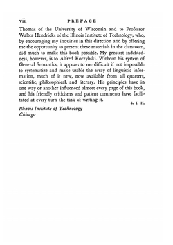 Language in action: a guide to accurate thinking, reading and writing | S.I. Hayakawa