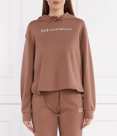 Худи EA7 - коричневый(3DTM03 TJSYZ)