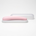 Нежно-розовый вибратор iroha Fit Mikazuki Nadeshiko - 17,7 см.